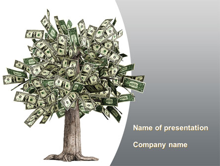 Mature Money Tree Presentation Template, Master Slide