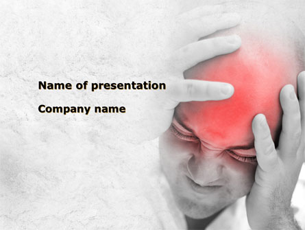 Headache Presentation Template, Master Slide