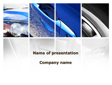 Car Parts Presentation Template, Master Slide