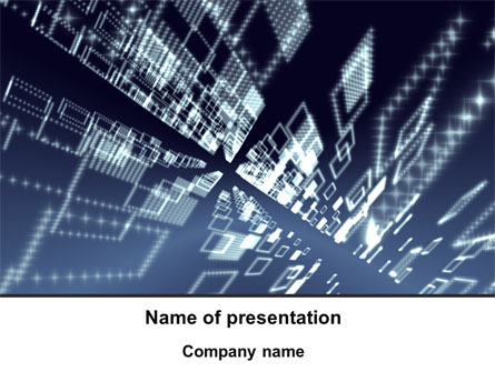 Abstract Technology Presentation Template, Master Slide