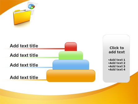 Folder with Diagram Presentation Template for PowerPoint and Keynote ...