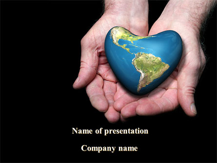 Caring For The Earth Presentation Template, Master Slide