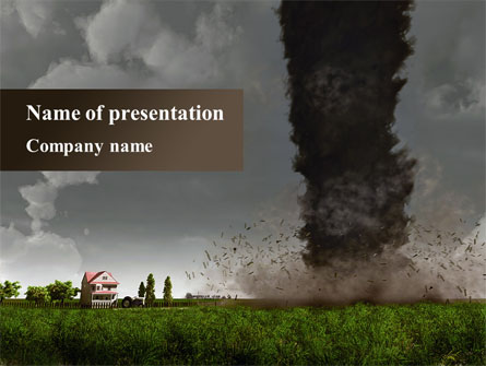 Tornado Presentation Template, Master Slide