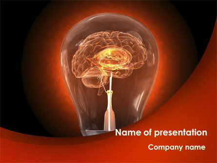 Artificial Brain Presentation Template, Master Slide