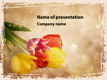 Tulip Presentation Template, Master Slide