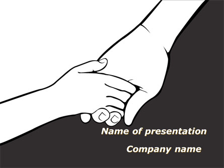 Hand to Hand Presentation Template, Master Slide
