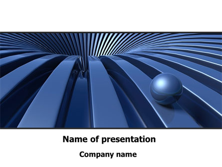 Blue Funnel Presentation Template, Master Slide