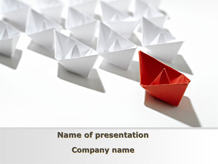 Leader Flagship Presentation Template, Master Slide