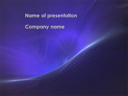 Blue Fragmented Surface Presentation Template, Master Slide