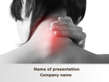 Neck And Spinal Disease Presentation Template, Master Slide