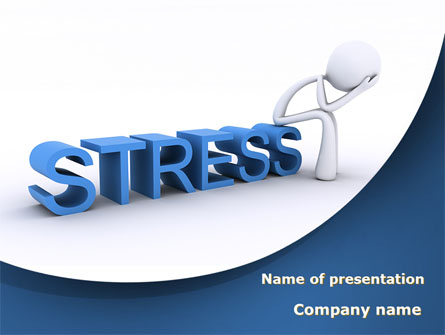 Stress Treatment Presentation Template, Master Slide
