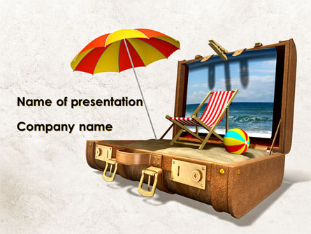 Summer Vacation Memories Presentation Template, Master Slide
