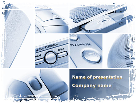 Multimedia Devices Presentation Template, Master Slide