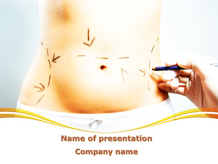 Liposuction Presentation Template, Master Slide