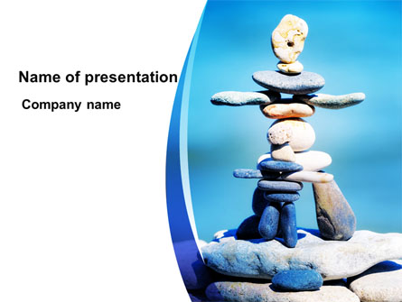 Stone Figures Presentation Template, Master Slide