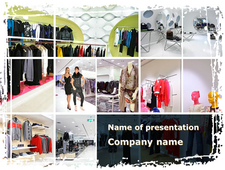 Clothing Store Presentation Template, Master Slide