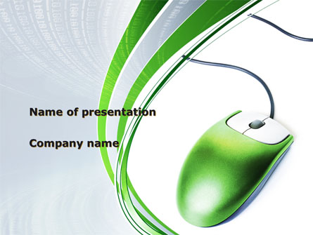 Computer Mouse Presentation Template, Master Slide
