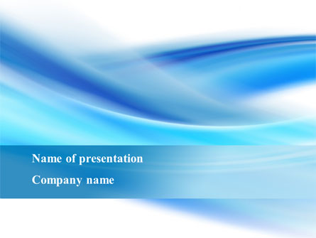 Abstract Blue Presentation Template, Master Slide