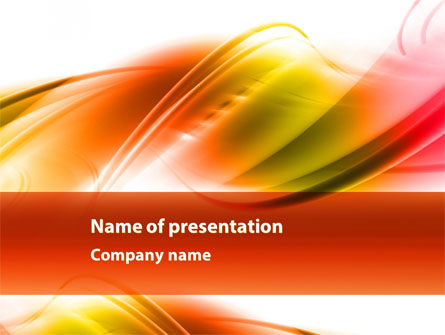 Abstract Red Yellow Garrote Presentation Template, Master Slide