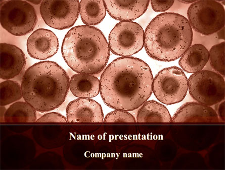 Cells Colony Presentation Template, Master Slide