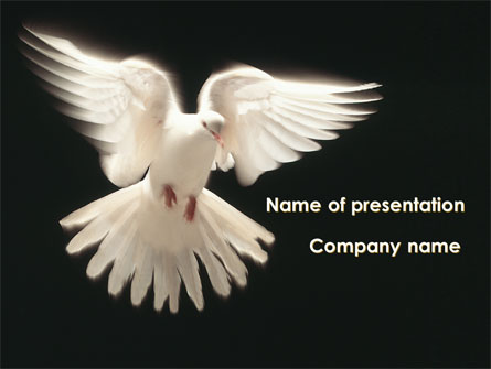 Soaring Dove Presentation Template, Master Slide