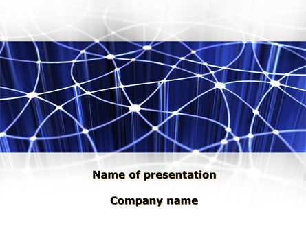 Network Links Presentation Template, Master Slide