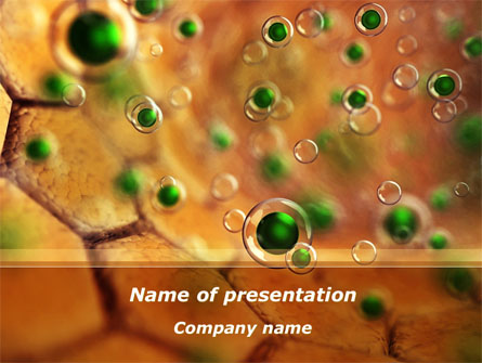 Antivirus Membrane Presentation Template, Master Slide