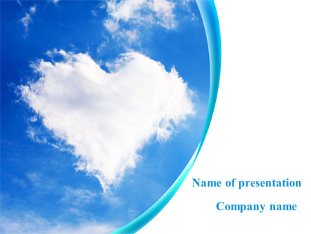 Heart In The Sky Presentation Template, Master Slide