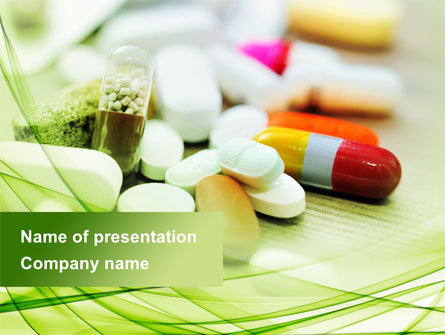 Medical Pills and Tablets Presentation Template, Master Slide