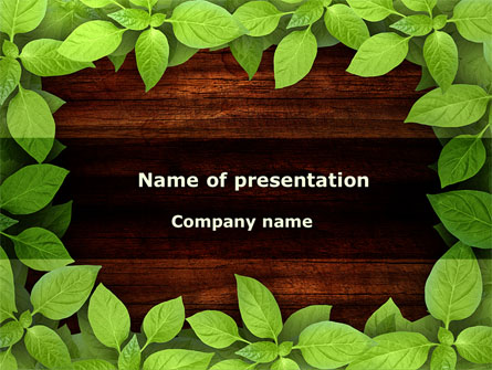 Forest Frame Presentation Template, Master Slide