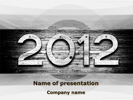 2012 Report Presentation Template, Master Slide