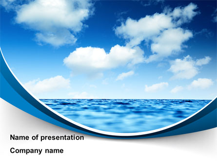 Sea Presentation Template, Master Slide