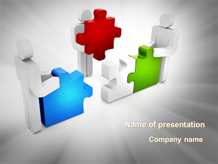 Completing The Puzzle Presentation Template, Master Slide
