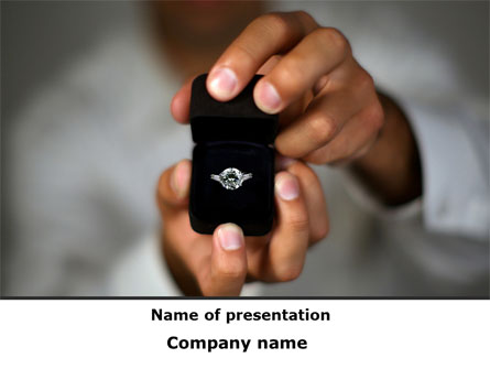Will You Marry Me Presentation Template, Master Slide