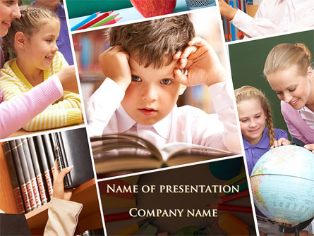 Elementary Education Presentation Template, Master Slide