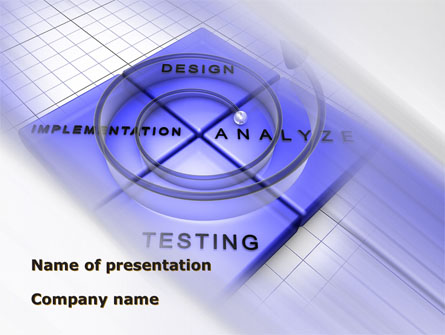 Spyral Model Presentation Template, Master Slide