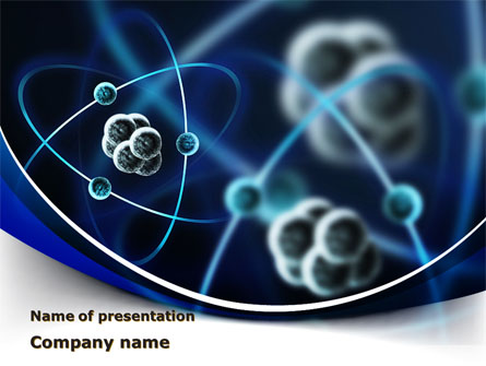 Atomic Model Presentation Template, Master Slide