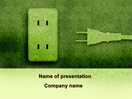 Energy of Greenery Presentation Template, Master Slide