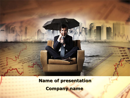 Insurance Umbrella Presentation Template, Master Slide