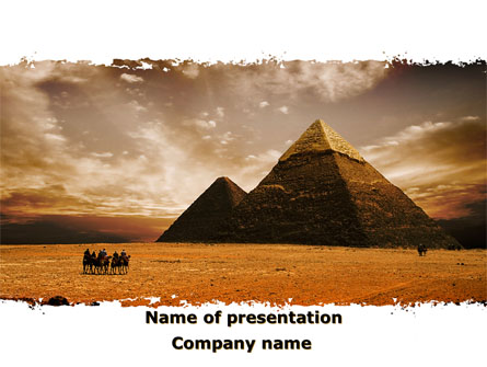 Pyramid of Khafre Presentation Template, Master Slide