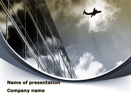 Area Of Departure Presentation Template, Master Slide