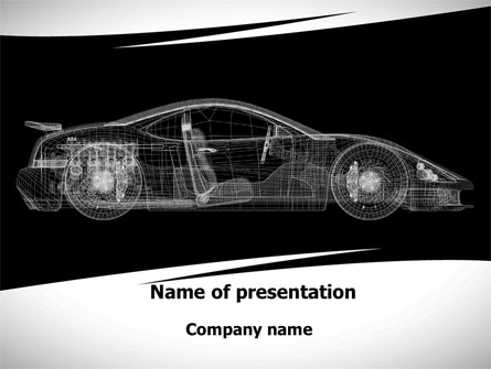 Car Design Process Presentation Template, Master Slide