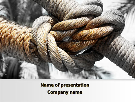 Fisherman's Bend Knot Presentation Template, Master Slide