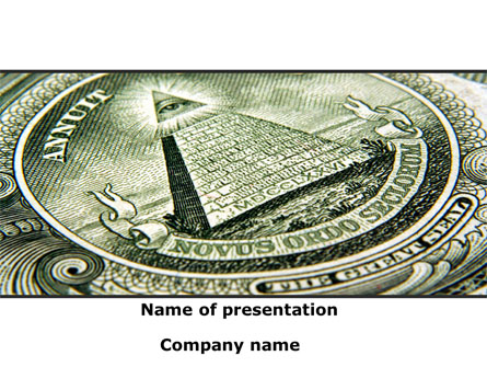 Dollar's Print Presentation Template, Master Slide