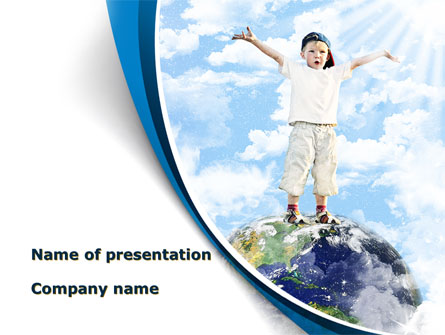 World Is Mine Presentation Template, Master Slide