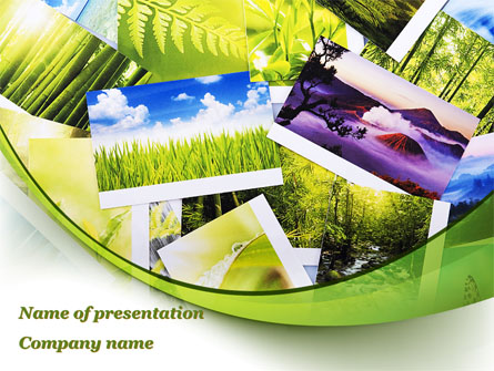 Pictures Of Mother Nature Presentation Template, Master Slide