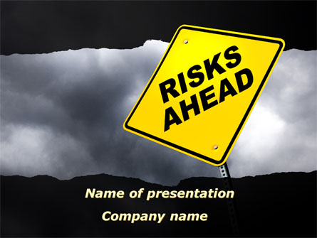 Risky Business Presentation Template, Master Slide