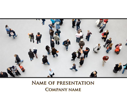 People Mob Presentation Template, Master Slide