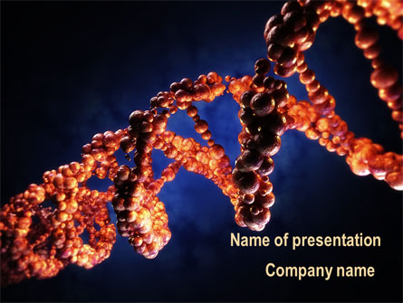 DNA Portrait Presentation Template, Master Slide