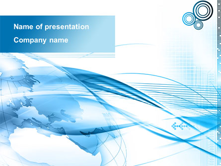Blue Earth Presentation Template, Master Slide
